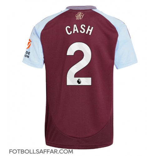 Aston Villa Matty Cash #2 Hemmatröja 2024-25 Kortärmad